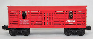 Lionel 6-16638 Lionelville Circus Animal Stock Car Bobbing Zebra Lion Seal Tiger
