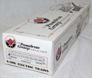 K-Line K-1986 Special Run OBSERVATION Passenger car Pasadena Group Mutual Funds