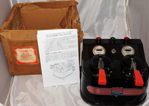 American Flyer 30B 300 watt transformer Boxed w/ Voltmeters Run 2 trains SERVICED