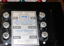 Load image into Gallery viewer, American Flyer 30B 300 watt transformer Boxed w/ Voltmeters Run 2 trains SERVICED
