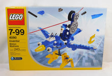 Load image into Gallery viewer, LEGO 4090 Motion Madness Inventor set SEALED NEVER OPENED 243pcs Retired 2003 15 ideas in Book
