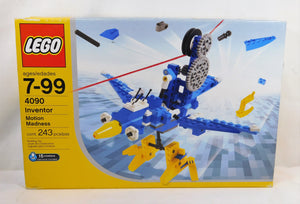 LEGO 4090 Motion Madness Inventor set SEALED NEVER OPENED 243pcs Retired 2003 15 ideas in Book