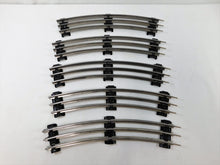 Load image into Gallery viewer, Lionel 6-12925 0 gauge track 42&quot; diameter curved 0-42 O42 5 sections C-7 blk tie
