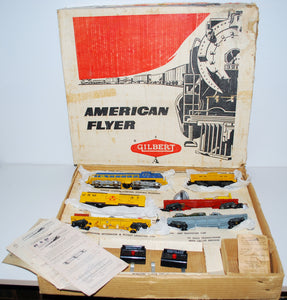 ORIGINAL 1959 American Flyer 20525 Banker's DEFENDER USMC military SET BOXED ODDITY DUAL stamping on box 20520/ 05