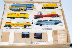 ORIGINAL 1959 American Flyer 20525 Banker's DEFENDER USMC military SET BOXED ODDITY DUAL stamping on box 20520/ 05