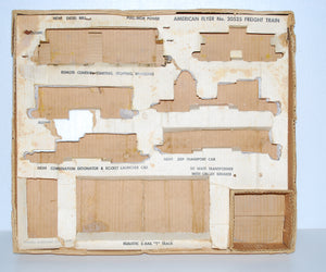 ORIGINAL 1959 American Flyer 20525 Banker's DEFENDER USMC military SET BOXED ODDITY DUAL stamping on box 20520/ 05