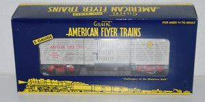 American Flyer 6-48380 Circus Stock Car Animal Transport 3636 Sgauge RED trucks