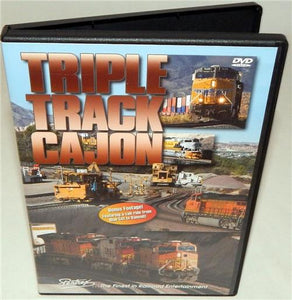 Triple Track Cajon Pass DVD Pentrex Santa Fe railroad California train 3 HR BNSF