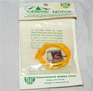 IHC 5115 Carnival Motor 12 volt DC power C10 New in package motorize your kit! yellow wire