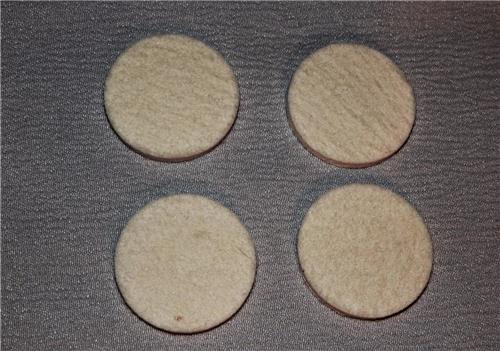 PADS replacement for MNP Motorized Track Cleaning OGauge Car Set of 4