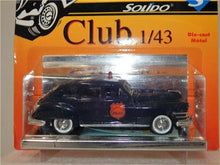 Load image into Gallery viewer, Diecast Solido Club 1/43 Lionelville Police car Chrysler Windsor w/decalSheet O
