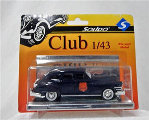 Diecast Solido Club 1/43 Lionelville Police car Chrysler Windsor w/decalSheet O